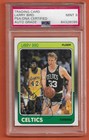Larry Bird Boston Celtics Signed 1988 Fleer Trading Card PSA/DNA Graded Mint 9