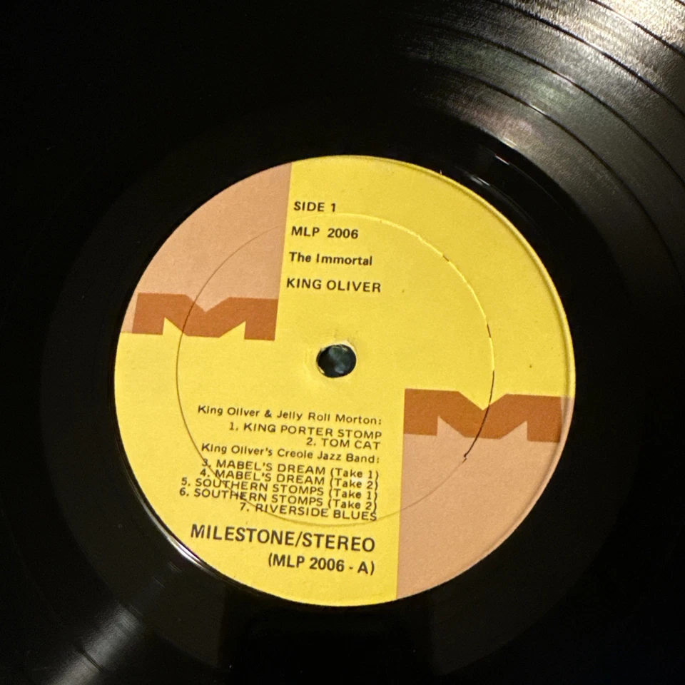 King Oliver – The Immortal King Oliver – Milestone MLP 2006 – VG/VG- Jazz - Image 3 of 4