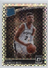 2018-19 Panini Donruss Optic Rated Rookie Checkerboard Prizm Chimezie Metu 03xg