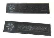 Vintage Black Vw Volkswagen Cabriolet Rabbit Karmann Plastic Emblem Pn 155853901