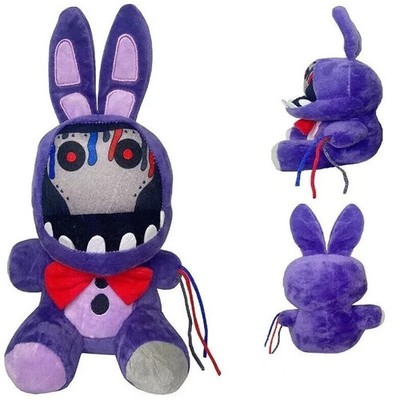 FNAF verwelkter lila Hase 7 Zoll Plüschtier Sicherheitsverletzung Bonnie Puppe Kinder Geschenk