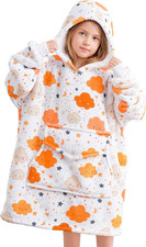 Birthday Christmas Gifts for Kid Girl, Blanket Hoodie Oversized Sherpa, Wearable