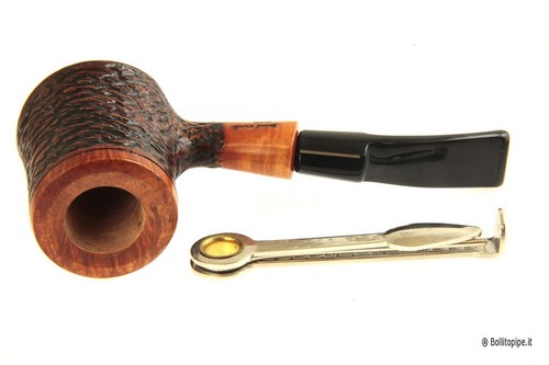 Santambrogio Pfeife rusticata - Poker - Bild 5 von 7