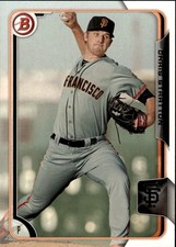 2015 Bowman #BP54 Chris Stratton San Francisco Giants