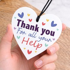 Thank You Gift Present for Women Acrylic Heart Gift for Colleague Teacher Friend