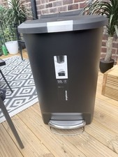 simplehuman CW1355 50L Semi-Round Kitchen Pedal Bin with Lid Lock