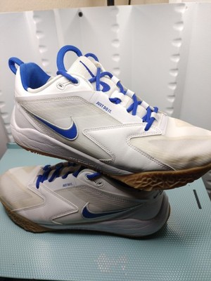 Nike Air Zoom HyperAce 3 White Game Royal Volleyball Shoe Size 8  Good     S7.  
