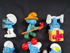 Smurf Figures By Peyo 2011 McDonald's Toys Lot Of 9 Grouchy Vanity Hefty Brainy — photo 2