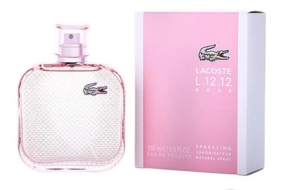 L.12.12 Rose Sparkling by Lacoste for Women EDT 3.3 / 3.4 oz New Tester
