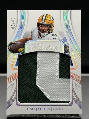 2024 Flawless Josh Jacobs💎Hologram“Sick Patch”MEM,SSP#8/20(#8 Jersey Match)🧀🔥
