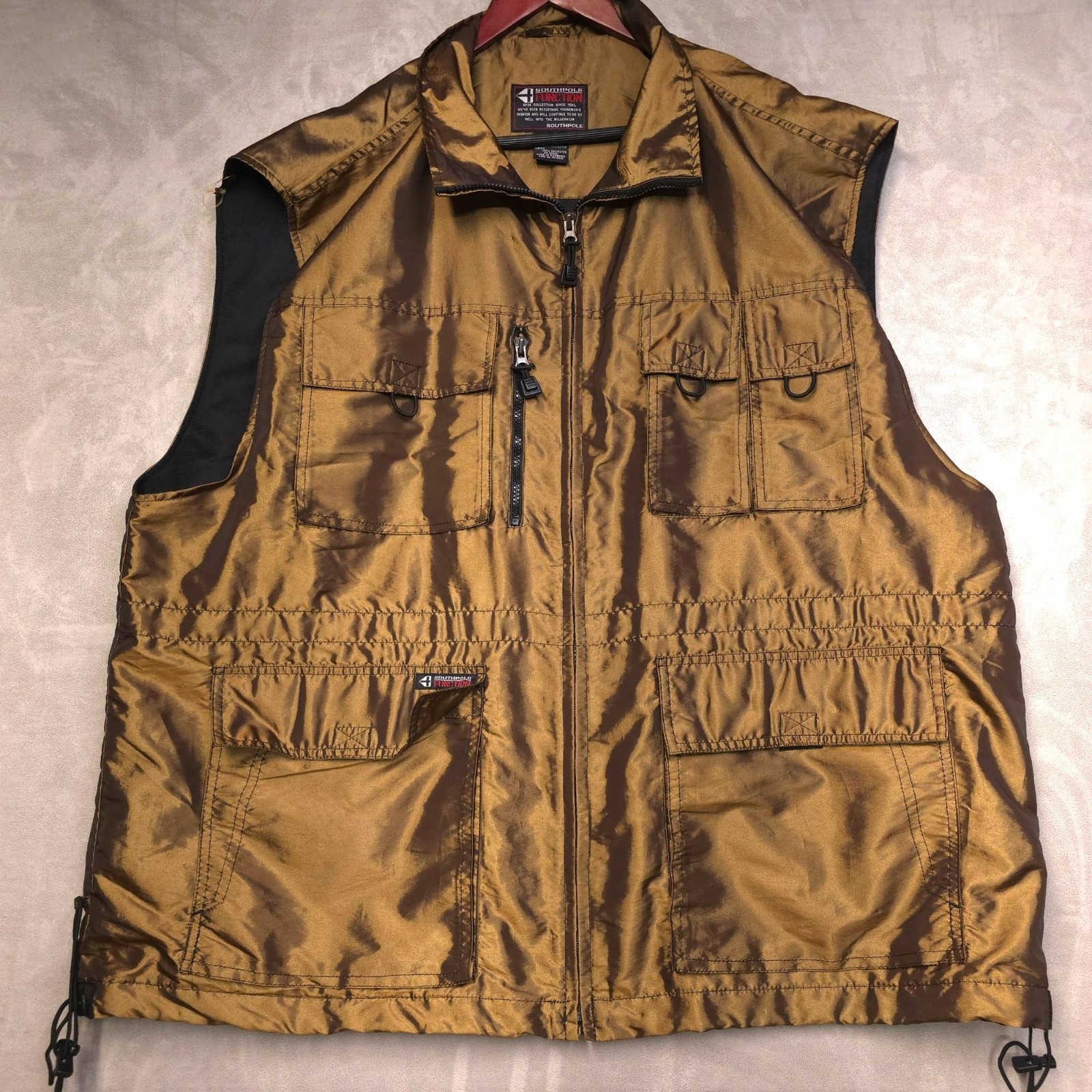 Southpole Function Men Adjustable Bronze Vest Mul… - image 1