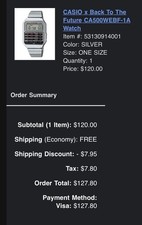 CASIO x Back To The Future - Limited Edition Watch - CA-500WEBF-1A - PRESALE