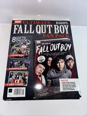 Ultimate Fall Out Boy Fan Pack Magazine with Posters Postcards Stickers 2026