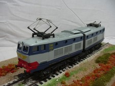 LIMA HO H0 1/87 '60 's LIMA LOCOMOTIVA LOCO FS 656 - 023 21 cm GRIGIO BLU
