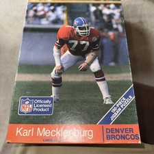 1990 Pro Set - Karl Mecklenburg #489 Vintage Puzzle 150 Piece Puzzle