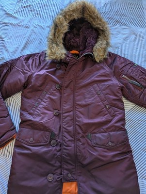 Men's Alpha Industries N-3B Extreme Cold Weather Parka - Small - Barely Worn