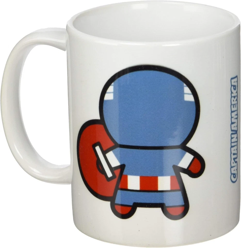 Pyramid International Marvel Kawaii - Taza Captain America, 320 ML - Imagen 2 de 4