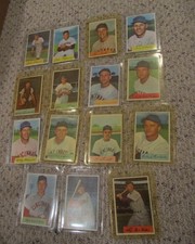 1954 Bowman Cincinnati Reds Complete Team Set 15 Cards Kluszewski Nuxhall