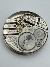 Vintage Elgin 16s 15J Grade 248 3 Finger Pocket Watch Movement For Parts Repair