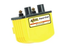 Accel 140408 Ignition Coil - Super Coil - 3.0 Ohms Res - Yellow Accel 140408 Ignition Coil - Super Coil - 3.0 Ohms Res - Yellow