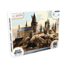 AQUARIUS Harry Potter Hogwarts Art by Numbers 16x20", Paint Kit, Licensed