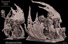 Orchi E Goblin - Sciamano Orc Su Wyvern