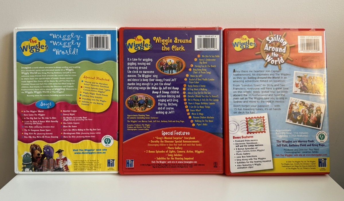 The Wiggles A Wiggle-tastic Collection! 3 DVD Box Set Fun