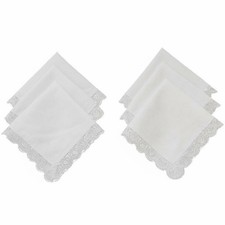 Einstecktuch Spitze Elegant 6er Pack f&uuml;r Trauung