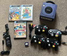 Gamecube Console, All Wires,  4x Controllers, Smash Bros, Pokemon UK PAL Bundle
