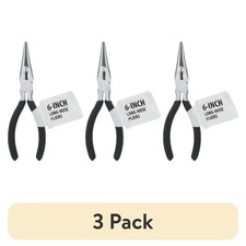6-Inch Long Nose Pliers Needle Nose Pliers 3-Pack Set for Jewelry