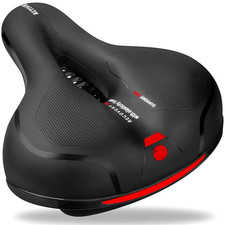 For bike Extra Wide Big Bum Bike Saddle Seat Bicycle Gel Pad Soft Comfort US