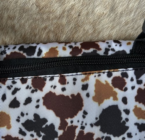 COW Print Westernsattel Nylontasche Trail Riding Tack - Bild 9 von 10