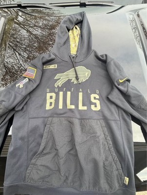 Buffalo bills Nike salute to service hoodie men s Large
