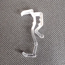 Over The Top Valance Clips 1-3/8" For Faux Wood Venetian Window Blinds - 12pcs