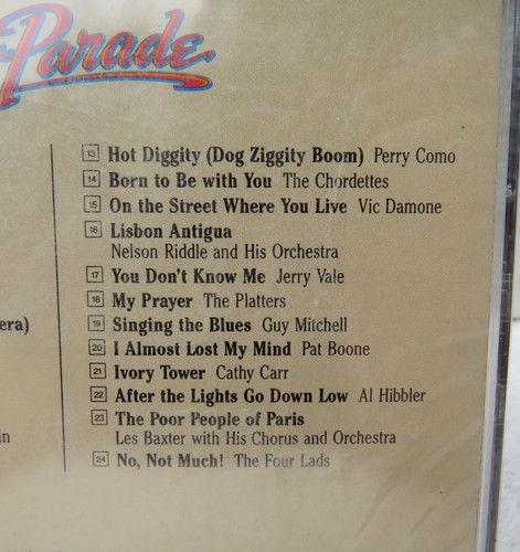 1956 Your Hits Parade (CD 1989) Time Life New/Sealed -