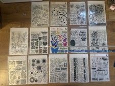Huge Lot Of 14 Gently Used 6x8 Simon Says Stamp Stamp Sets