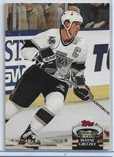 1992 Topps Stadium Club Members Choice #256 Wayne Gretzky, Kings, HOF, NM