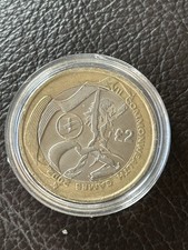 2002 Northern Ireland Commonwealth Games £2 Two Pound Coin Circulated Rare