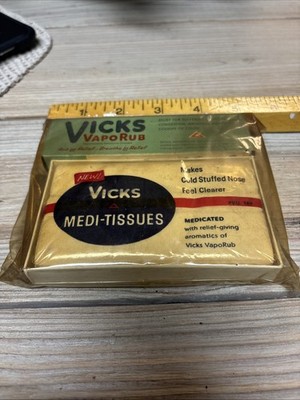 Vicks Vaporub And Vicks Medi-Tissues Vintage