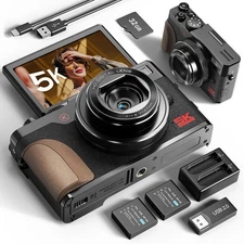 NBD Digital Camera 5K 64MP 18X Anti-Shake Video Camera For Youtube Photography