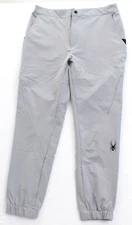 Spyder Gray Woven Joggers Pants Men's NWT