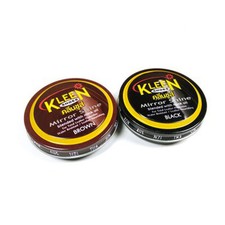 KLEEN SHOES Mirror Shine Polish Wax Leathers Shoe Care 60ml Black - Brown