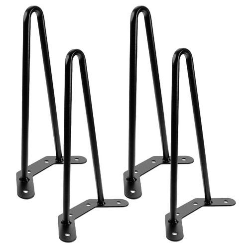 4pcs Table Legs Hairpin Table Legs Metal Table Legs Home Hairpins Legs Desk - Picture 5 of 12