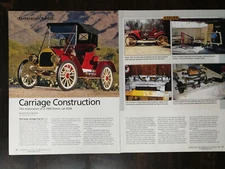 1908 Staver Car #236 6-Page Original Color Article 1023