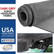 3mm Thick Suede Headliner Fabric Foam Back Auto Roof Repair Upholstery Material