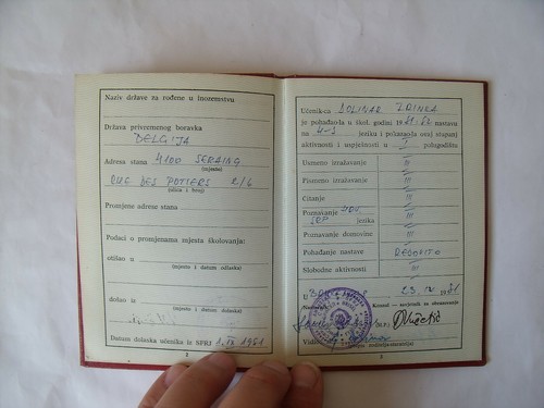 SFR Jugoslawien Studentenheft - Botschaft der Bundesrepublik Jugoslawien Brüssel 1981 - Bild 3 von 9