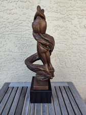 Rare Austin Prod Inc 1980 David Fisher Nude Swept Away on Base 19.5 