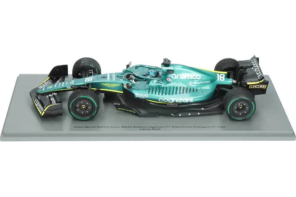  AMR22 # 18 Lance Stroll Aramco Cognizant F1 Campeonato Mundial  de Fórmula Uno (2022) 1/64 Modelo Fundido a Presión de Sparky Y263 : Arte y  Manualidades