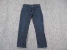 APC Jeans Mens 30x28 Blue Denim Button Fly Pants Japan