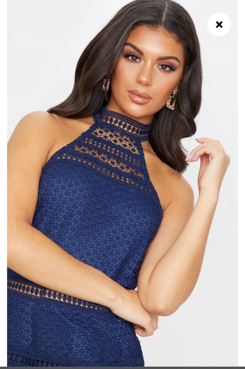 navy lace panel tiered bodycon dress NAVY LACE PANEL TIERED BODYCON DRESS